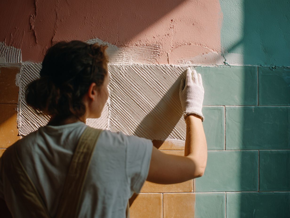 Professional tiling work